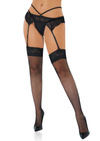 Pończochy kabaretki do pasa z koronką – Sexy Net Lace Top Daring