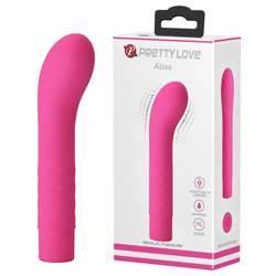 Wibrator punktu G Pretty Love Atlas – silikonowy, 10 trybów wibracji, różowy