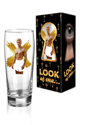 Look at Me Szklanka Termoczuła STRIPTIZ – Mężczyzna Rozbierający się pod wpływem Zimna