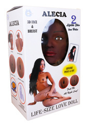 Czarnowłosa Czarnoskóra Lala Dmuchana 3D z Cyberskóry - Alecia