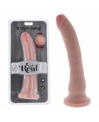 Długi Żylasty Członek Z Przyssawką - Dual Density Dong 9" 22cm