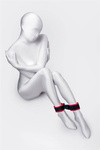 Anonymo Ankle Cuffs No 0156 – dwukolorowe kajdanki na kostki