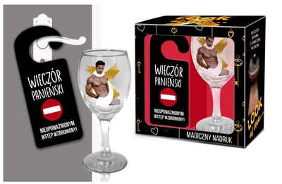 Zestaw na Wieczór Panieński Look at Me – Kieliszek Termoczuły z Zawieszką