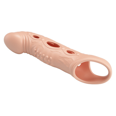 Nasadka na penisa z uprzężą i wibracją, 10 trybów Pretty Love Brad 