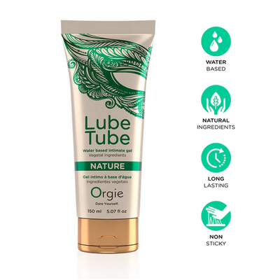 Lubrykant ORGIE LUBE TUBE NATURE 150ml – Wodny, Bezwonny, Baza Roślinna!