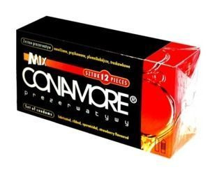 12 Prezerwatyw Mix, Prezerwatywy Conamore Mix Unimil