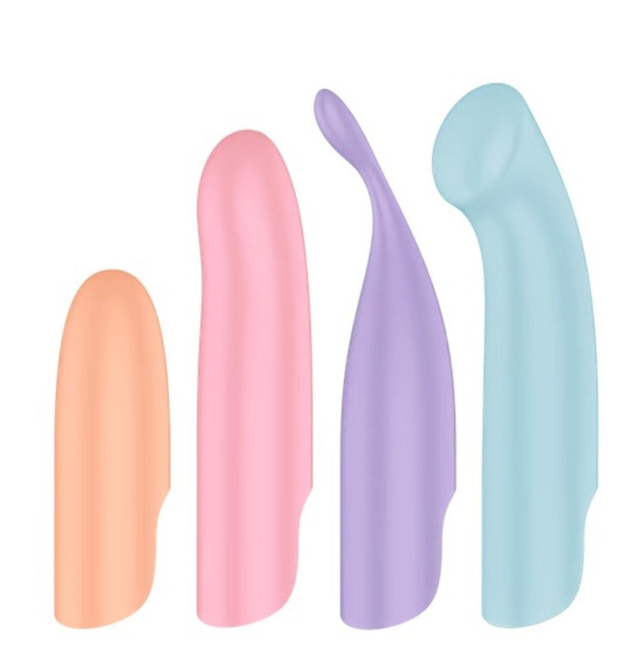 Super Wibrator 4 W 1 Satisfyer 4 Nasadki!