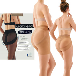 Rajstopy Special Secret Push-Up 20 den – Cienkie Rajstopy Modelujące Gabriella 1201 black