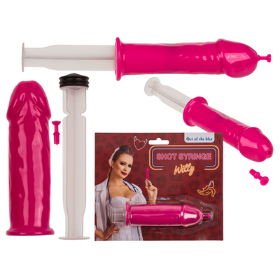 Shooter strzykawka penis - Gadżet do szotów na wieczór panieński