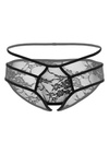 Czarne majtki z otwartym krokiem Jade – Daring Intimates