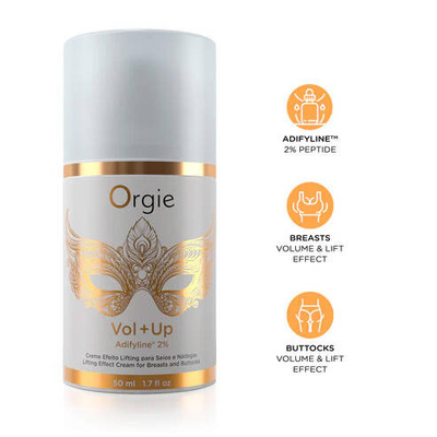 Krem ORGIE Vol+Up 50ml – Lifting, Powiększenie Piersi i Pośladków, Peptyd Adifyline™!
