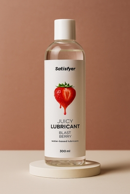 Lubrykant wodny o zapachu truskawki Satisfyer Berry Blast 300 ml