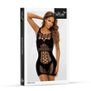 Zmysłowa Sukienka 3029 Softline Fishnet Koronkowe Wzory!