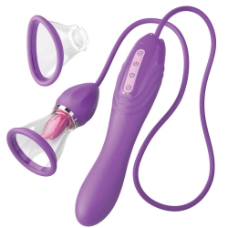Wibrator 4-w-1 z podwójną stymulacją - Her Ultimate Pleasure Pro Max