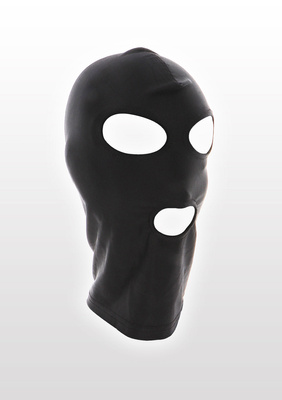 Maska BDSM Taboom 17132 – Spandex Hood z otworami na oczy i usta