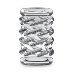 Żelowa Nasadka na Członka z Wypustkami - Stay Hard Cock Sleeve 06