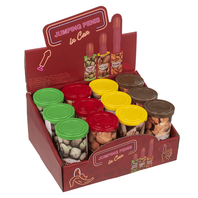 Wyskakująca Niespodzianka - puszka z orzeszkami i wyskakującą niespodzianką