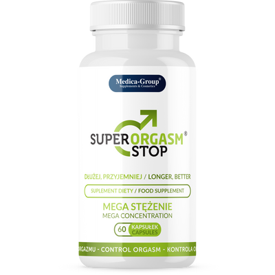 Super Orgasm Stop – Kapsułki Na Przedwczesny Wytrysk i Opóźnienie Orgazmu 60 caps