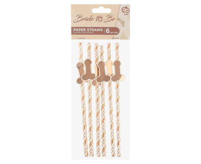 Słomki Peniski Rosegold na Wieczór Panieński – Elegancja i Humor!