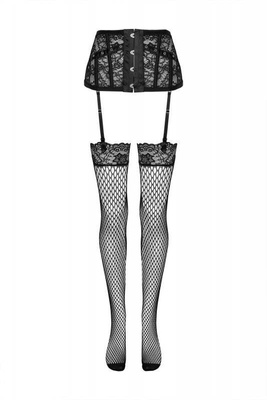 Jelly LivCo Corsetti – Wysoki pas z pończochami kabaretki