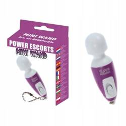 Breloczek Wibrator Różdżka - Power Escorts Mini Wand - Purple