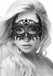 Czarna Maska Wenecka - Lace Eye-Mask - Empress