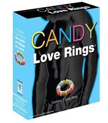 Jadalne Pierścienie Miłosne Candy Love Rings 3 szt