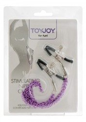 Klamry Stymulujące na Sutki - Stimulating Nipple Chain ToyJoy
