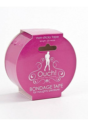 Luksusowa Różowa Taśma do Wiązania - Bondage Tape - 20 Meter - Pink