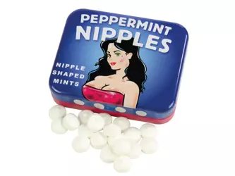 Miętówki w Kształcie Piersi Z Sutkami - Peppermint Nipples