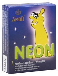 Prezerwatywy Świecące w Ciemności - Amor Neon