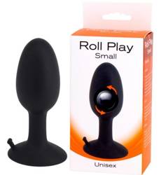 Silikonowy Mini Korek Analny - Roll Play Small