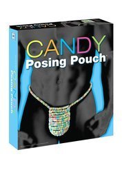 Stringi Męskie z Pudrowych Cukierków - Candy Posing Pouch