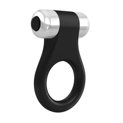 Wibrujący Ring Erekcyjny na Penisa Ovo B1 Vibrating Ring Black Chrome