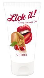 Żel Aromatyzowany Wiśniowy - Lick it Cherry 50 ml