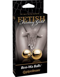 Złote Metalowe Kulki Gejszy - Fetish Fantasy Gold Ben-Wa Balls