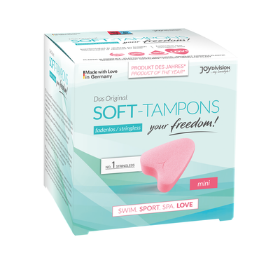 3 Małe Tampony z Gąbki - Soft-Tampons Mini