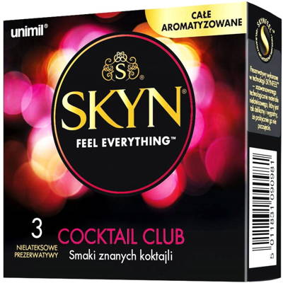 3 Prezerwatywy Unimil Skyn Cocktail Club