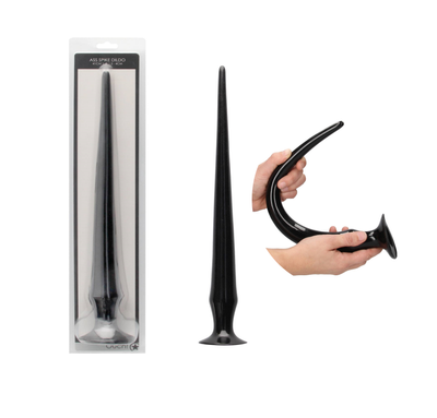 Ass Spike Dildo - 42 cm - Black, Długa Sonda