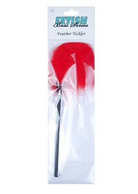 Czerwony Podrażniacz Do Delikatnej Stymulacji - Feather Tickler Red 