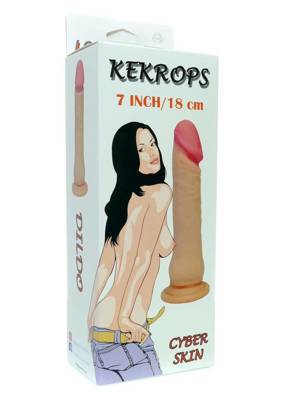 Dildo Penis z Cyber Skóry - LoveClonex Kekrops 7"