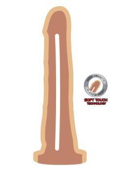 Długi Żylasty Penis Cielisty - Get Real 7.5" 20cm