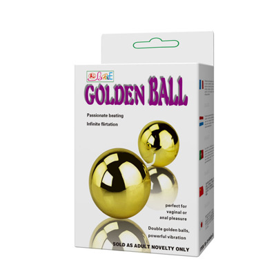 Dwie Wibrujące Kulki Gejszy - Golden Ball