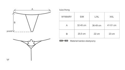 Erotyczne Stringi - Obsessive Luiza