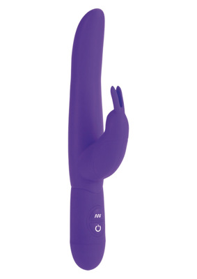 Fioletowy Wibrator ze Stymulatorem Łechtaczki Calexotics Posh Bounding Bunny Purple