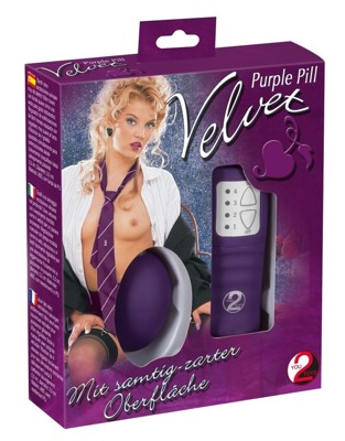 Jajko Wibrujące Velvet Purple Pill