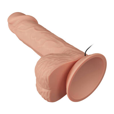 Naturalny Penis z Wibracją Dildo Beautiful Catoblepas Glide&Slide-Skin