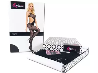 Nieziemski Bodystocking Z Wycięciami - LivCo Corsetti Ainas