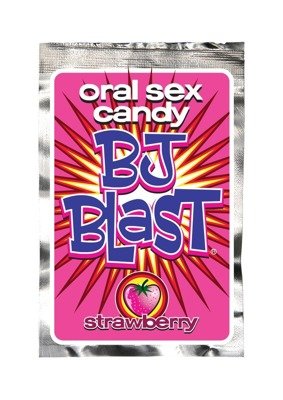 Oral Sex Candy - Musujące Cukierki do Seksu Oralnego - Bj Blast Strawberry