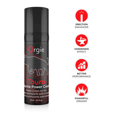 Orgie Super Krem Na Potencję Touro Taurine Power Cream 15ml